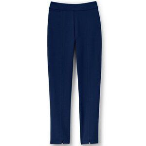 Soft Surroundings Soft Essential Ponte Slim Ankle Pants Navy Blue XS‎ 2FY78 $89